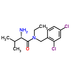 N-(2,4-Dichlorobenzyl)-N-ethyl-L-valinamide Structure