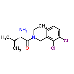 N-(2,3-Dichlorobenzyl)-N-ethyl-L-valinamide结构式