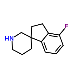 4-Fluoro-2,3-dihydrospiro[indene-1,3'-piperidine] structure