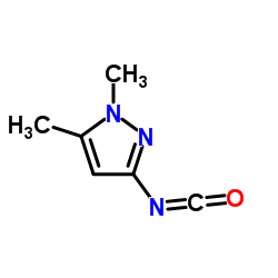 3-Isocyanato-1,5-dimethyl-1H-pyrazole结构式