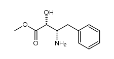 (3S,2R)-3-amino-2-hydroxy-4-phenylbutyric acid methyl ester Structure
