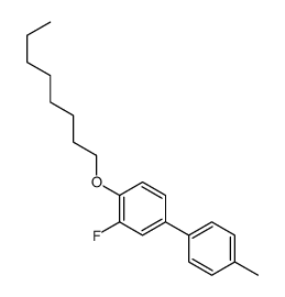 2-fluoro-4-(4-methylphenyl)-1-octoxybenzene结构式