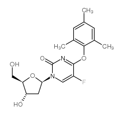 5-氟-o4-(2,4,6-三甲基苯基)-2-脱氧尿苷结构式