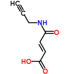 3-(N-PROP-2-YNYLCARBAMOYL)PROP-2-ENOIC ACID structure