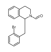 1-[(2-bromophenyl)methyl]-3,4-dihydro-1H-isoquinoline-2-carboxaldehyde结构式