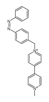 cis-N-methyl-N'-<1-phenylazobenzyl>-4,4'-bipyridinium结构式