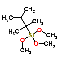 三甲氧基(1,1,2-三甲基丙基)-硅烷结构式