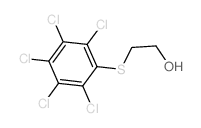 Ethanol,2-[(2,3,4,5,6-pentachlorophenyl)thio]-结构式