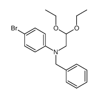 N-benzyl-4-bromo-N-(2,2-diethoxyethyl)aniline Structure