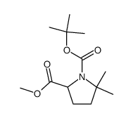 methyl N-Boc-δ,δ-dimethylprolinate Structure