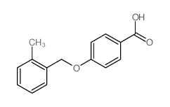 4-[(2-Methylbenzyl)oxy]benzoic acid结构式