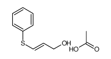 acetic acid,3-phenylsulfanylprop-2-en-1-ol Structure