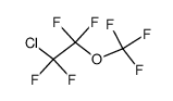 2-Chloro-1,1,2,2-tetrafluoroethyl trifluoromethyl ether结构式