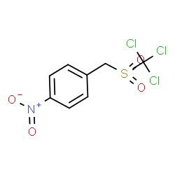p-Nitrobenzyltrichloromethyl sulfone结构式