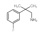 2-(3-Fluoro-phenyl)-2-methyl-propylamine Structure