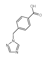 4-(1H-1,2,4-三唑-1-基甲基)苯甲酸结构式