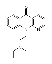 10-[2-(diethylamino)ethyl]benzo[b][1,8]naphthyridin-5-one Structure