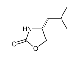 (4R)-4-Isobutyl-2-oxazolidinone structure