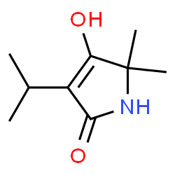 2H-Pyrrol-2-one,1,5-dihydro-4-hydroxy-5,5-dimethyl-3-(1-methylethyl)-(9CI) structure