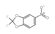 2,2-二氟-5-硝基-1,3-苯并二噁戊环结构式