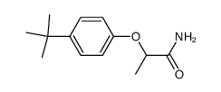 2-(4-tert-butylphenoxy)propanamide结构式
