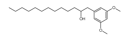 1-(3,5-dimethoxyphenyl)-2-hydroxytridecane Structure
