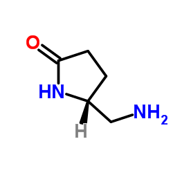 (R)-5-Aminomethyl-pyrrolidin-2-one structure