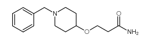 3-[(1-苄基-4-哌啶)氧基]丙酰胺结构式