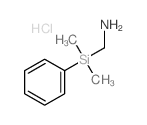(dimethyl-phenyl-silyl)methanamine Structure