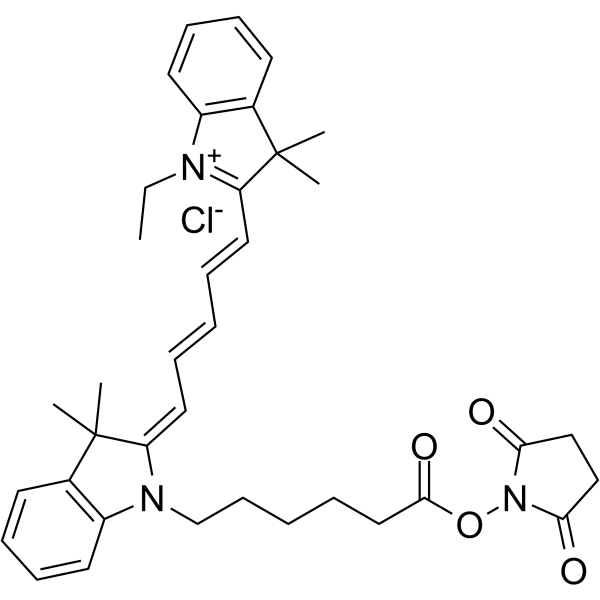 NIR-641 N-succinimidyl ester structure