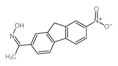 Ethanone,1-(7-nitro-9H-fluoren-2-yl)-, oxime Structure