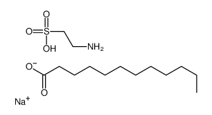 sodium,2-aminoethanesulfonate,dodecanoic acid结构式