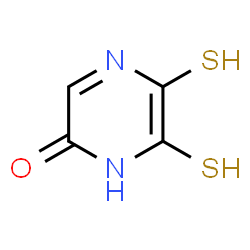 2(1H)-Pyrazinone,5,6-dimercapto- (9CI) Structure