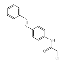 2-chloro-N-(4-phenyldiazenylphenyl)acetamide Structure