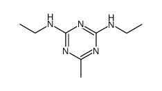 6-Methyl-2,4-di(ethylamino)-1,3,5-triazine结构式