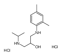 1-[(2,4-Dimethylphenyl)amino]-3-(isopropylamino)-2-propanol dihyd rochloride结构式