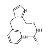 [(E)-(1-benzylimidazol-2-yl)methylideneamino]thiourea Structure