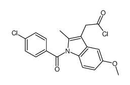 1-(4-Chlorobenzoyl)-5-methoxy-2-methyl-1H-indole-3-acetyl chloride structure