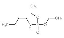 N-diethoxyphosphorylbutan-1-amine结构式