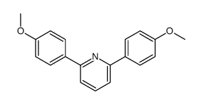 2,6-bis(4-methoxyphenyl)pyridine Structure