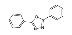 3-(5-phenyl-1,3,4-oxadiazol-2-yl)pyridine structure
