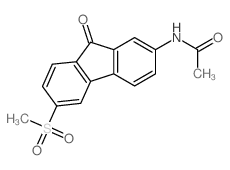 Acetamide,N-[6-(methylsulfonyl)-9-oxo-9H-fluoren-2-yl]- picture