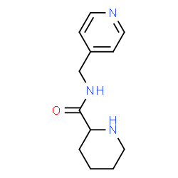 N-(pyridin-4-ylmethyl)piperidine-2-carboxamide结构式