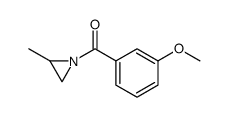 1-(3-methoxybenzoyl)-2-methylaziridine Structure