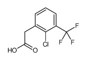 2-氯-3-(三氟甲基)苯乙酸结构式