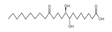 erythro-8,9-Dihydroxy-13-oxo-docosansaeure结构式