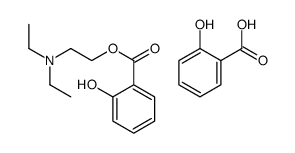 salicylic acid, compound with 2-(diethylamino)ethyl salicylate (1:1)结构式