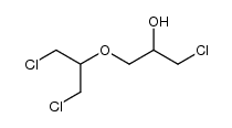 1-chloro-3-(2-chloro-1-chloromethyl-ethoxy)-propan-2-ol Structure