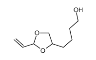 4-(2-ethenyl-1,3-dioxolan-4-yl)butan-1-ol Structure