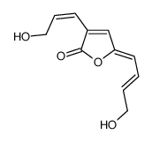 5-(4-Hydroxy-2-butenylidene)-3-(3-hydroxy-1-propenyl)furan-2(5H)-one结构式